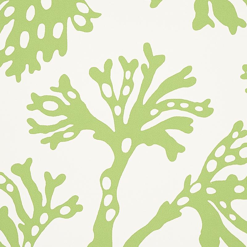 Schumacher Anthoza Green Wallpaper