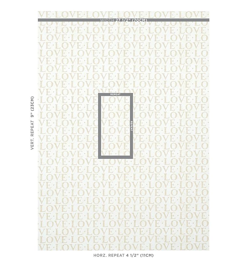 Schumacher A Love Supreme Neutral Wallpaper