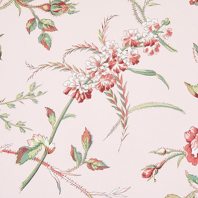 Schumacher Beluze Blush Wallpaper