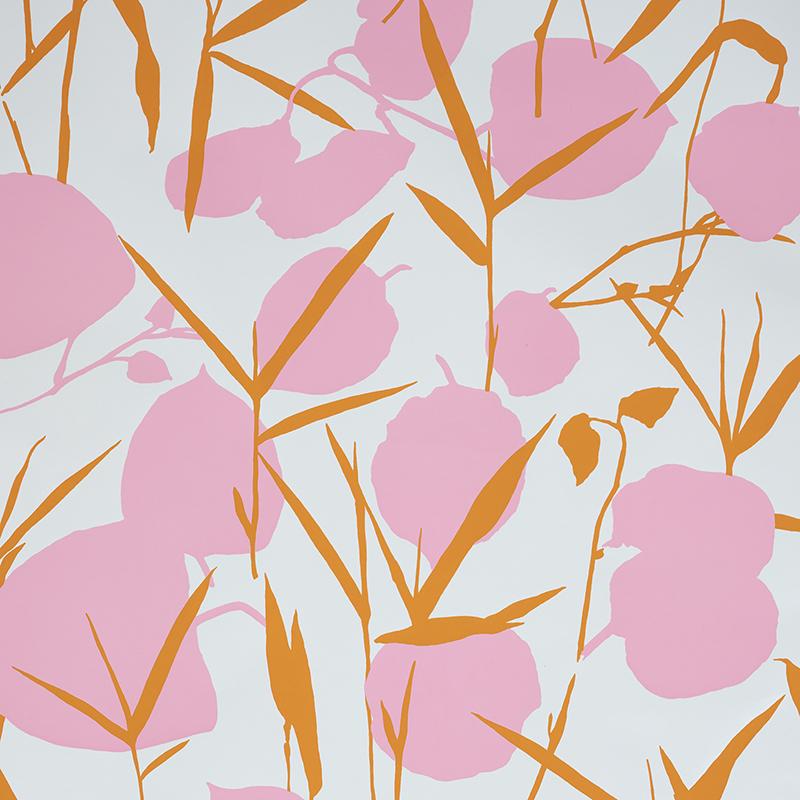 Schumacher Joan Pink Wallpaper