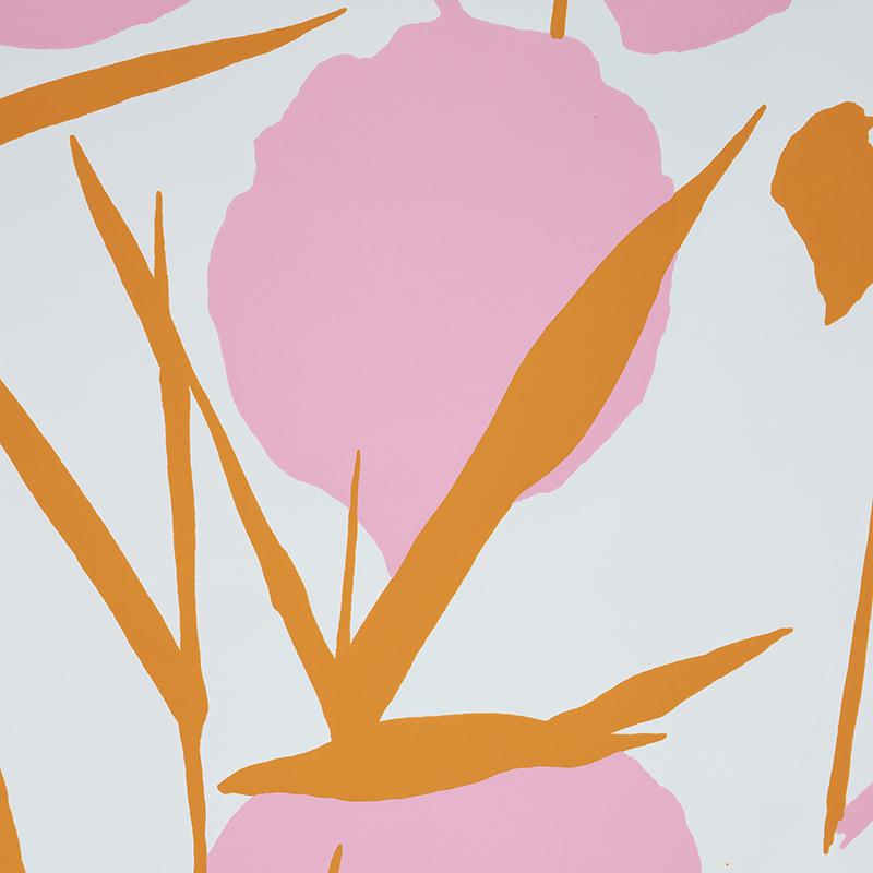 Schumacher Joan Pink Wallpaper