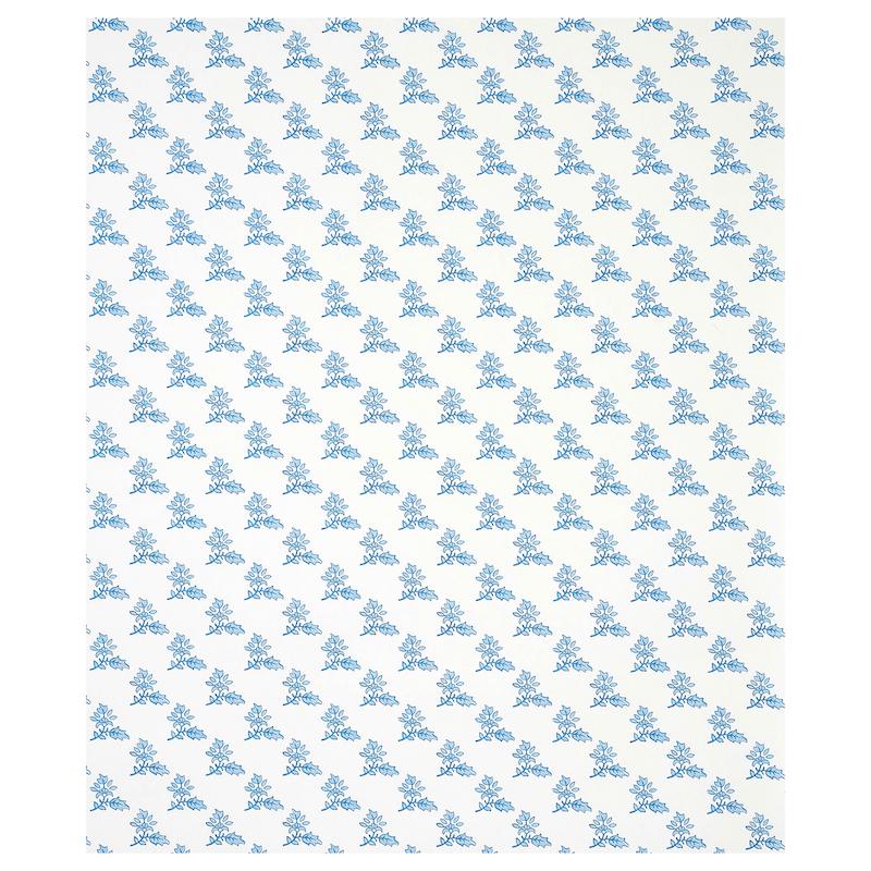 Schumacher Torbay Blue Wallpaper