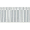 Schumacher Carmo Tape Wide Silver & Black Trim