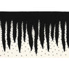 Schumacher Stalactite Tape Black & White Trim