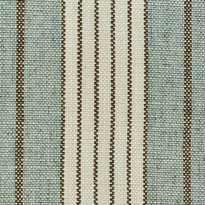 Schumacher Horst Stripe Sky Fabric