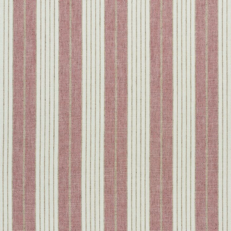 Schumacher Horst Stripe Rose Fabric