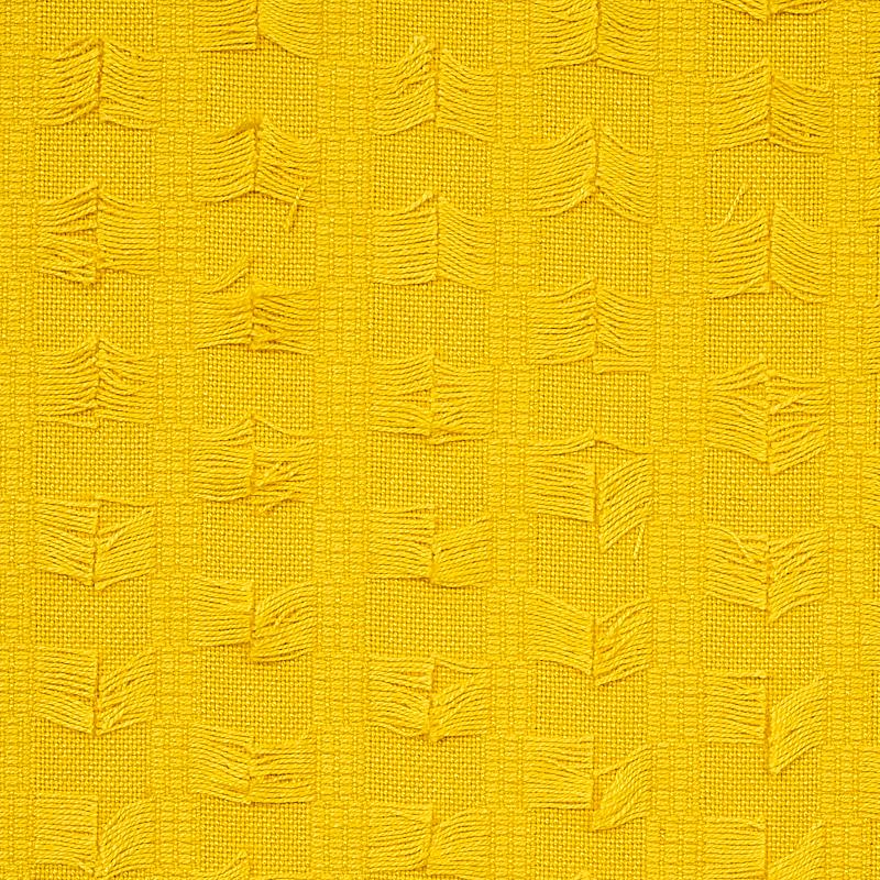 Schumacher Montego Fringe Yellow Fabric