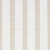 Schumacher Ketley Performance Stripe Natural Fabric