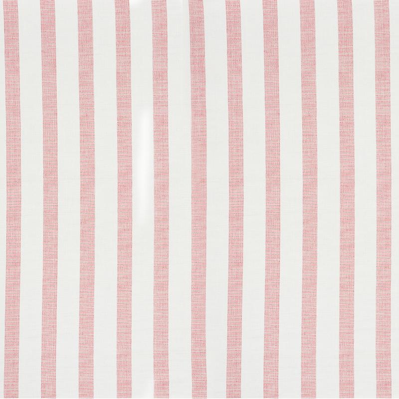 Schumacher Ketley Performance Stripe Red Fabric