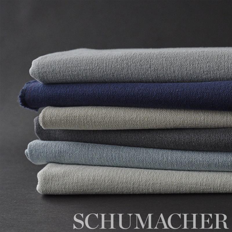 Schumacher Albert Performance Cotton Sky Fabric