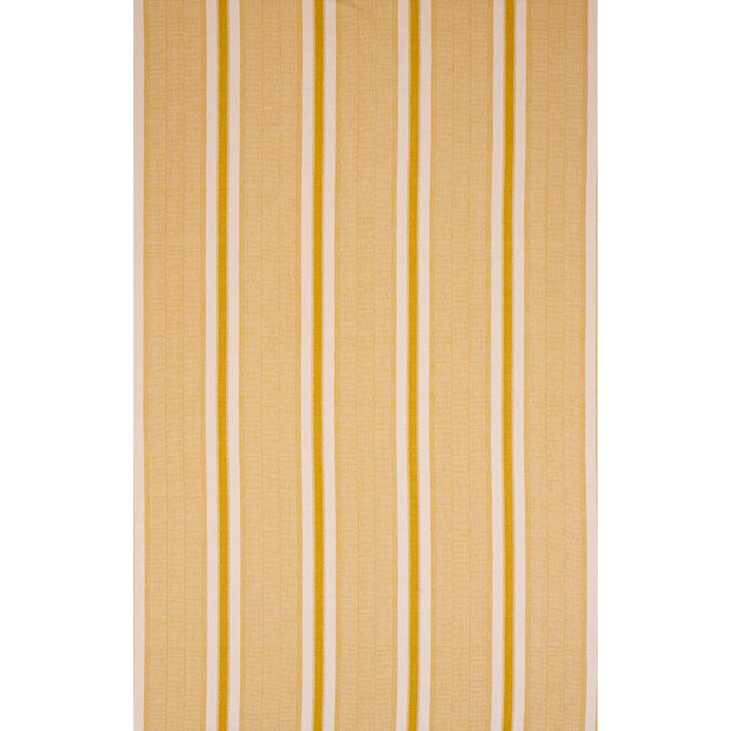 Schumacher Ipala Hand Woven Stripe Yellow Fabric