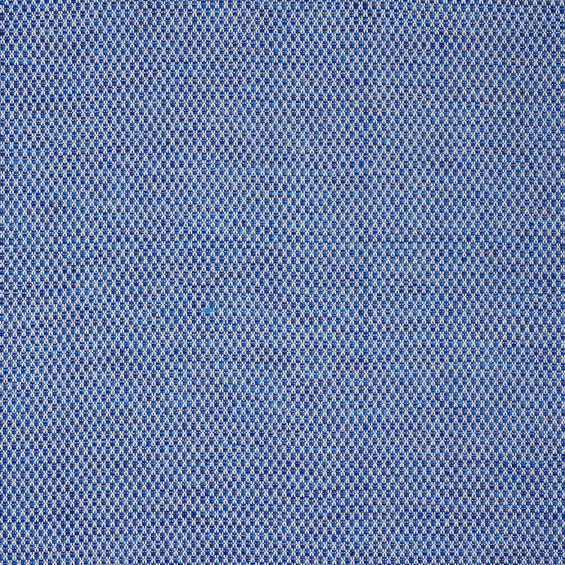 Schumacher Momo Hand Woven Texture Blue Fabric