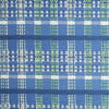 Schumacher Zealand Check Peacock Fabric