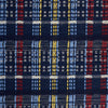 Schumacher Zealand Check Navy Multi Fabric