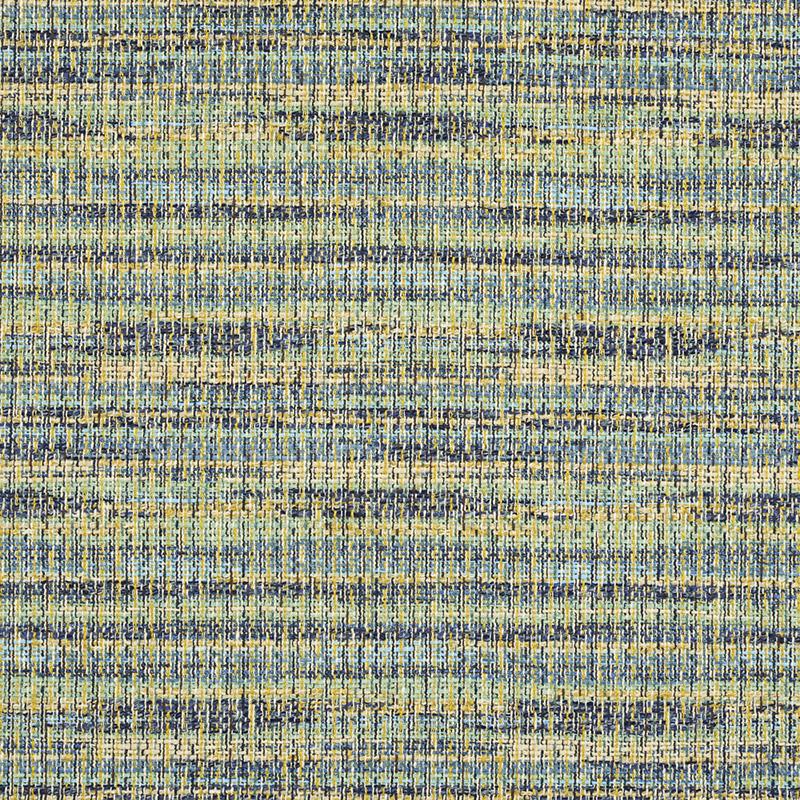 Schumacher Cannonbury Blue Multi Fabric