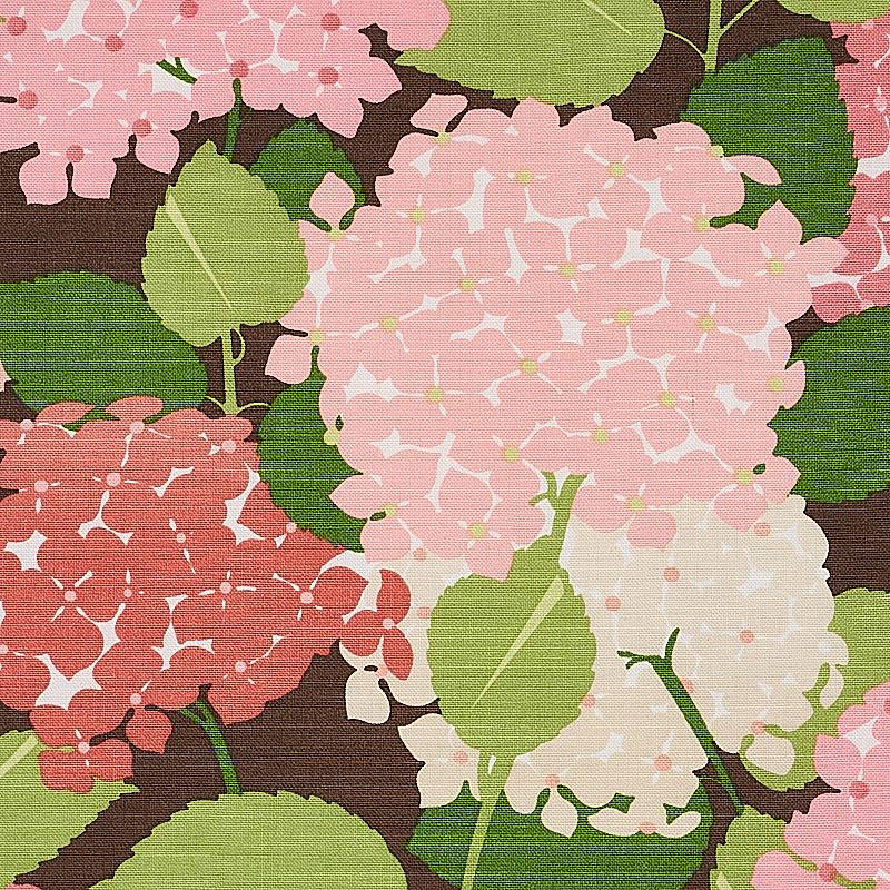 Schumacher Hydrangea Pink Fabric