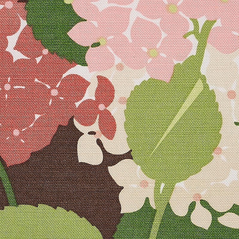 Schumacher Hydrangea Pink Fabric