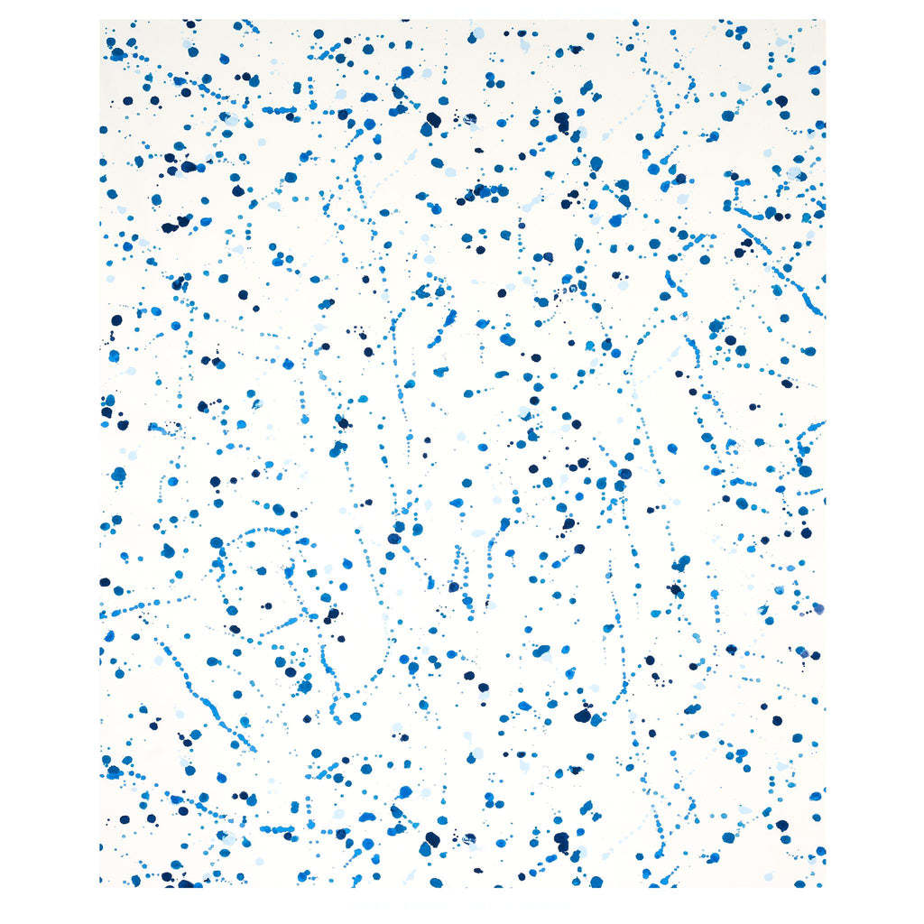 Schumacher Ink Splash Blue Fabric