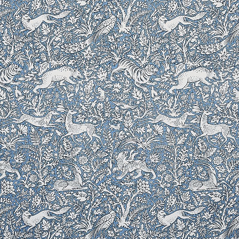 Schumacher Khan'S Park Chambray Fabric