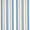 Schumacher Dakota Stripe Blue Fabric