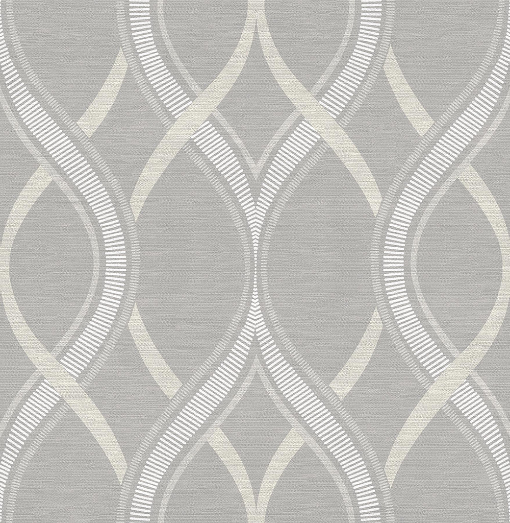 A-Street Prints Symetrie 2625-21850 Grey Wallpaper