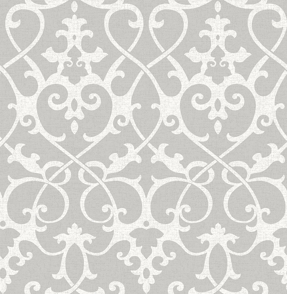 A-Street Prints Symetrie 2625-21866 Grey Wallpaper