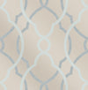 A-Street Prints Sausalito Light Blue Lattice Wallpaper