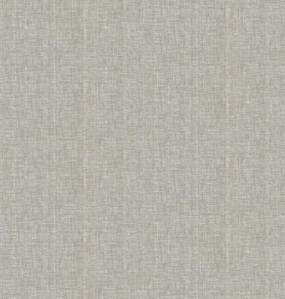 A-Street Prints Oasis Grey Linen Wallpaper