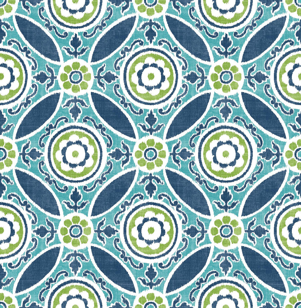 A-Street Prints Solstice 2744-24115 Teal Wallpaper