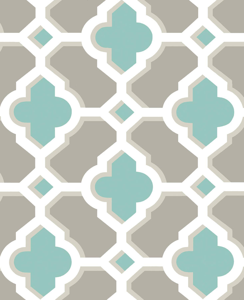 A-Street Prints Solstice 2744-24123 Turquoise Wallpaper