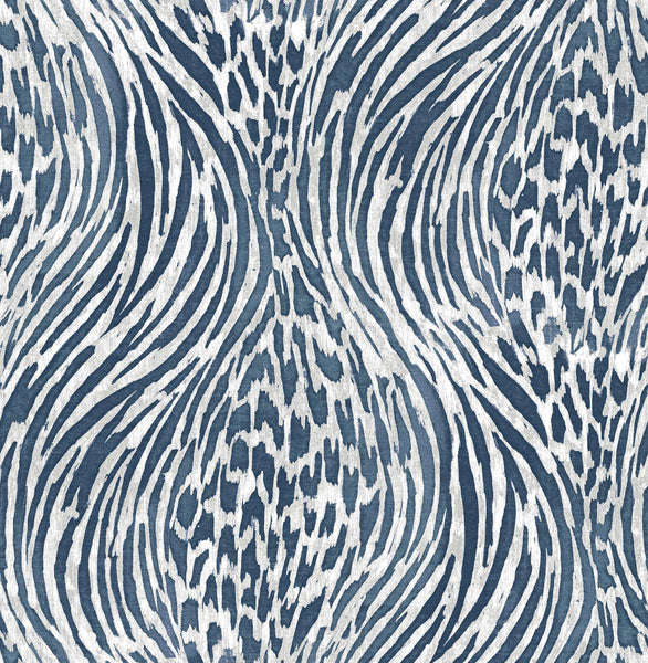 blue giraffe print wallpaper