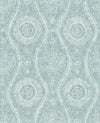 A-Street Prints Signature By Sarah Richardson 2785-24803 Aqua Wallpaper