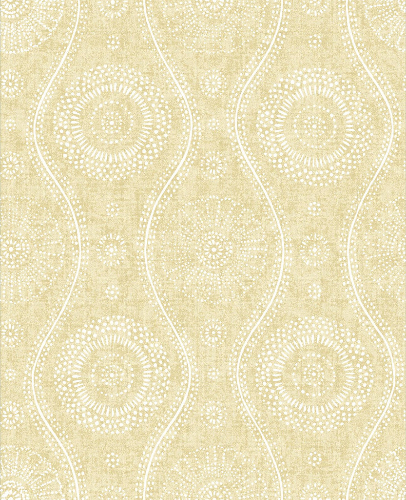 A-Street Prints Signature by Sarah Richardson 2785-24821 Citrine Wallpaper