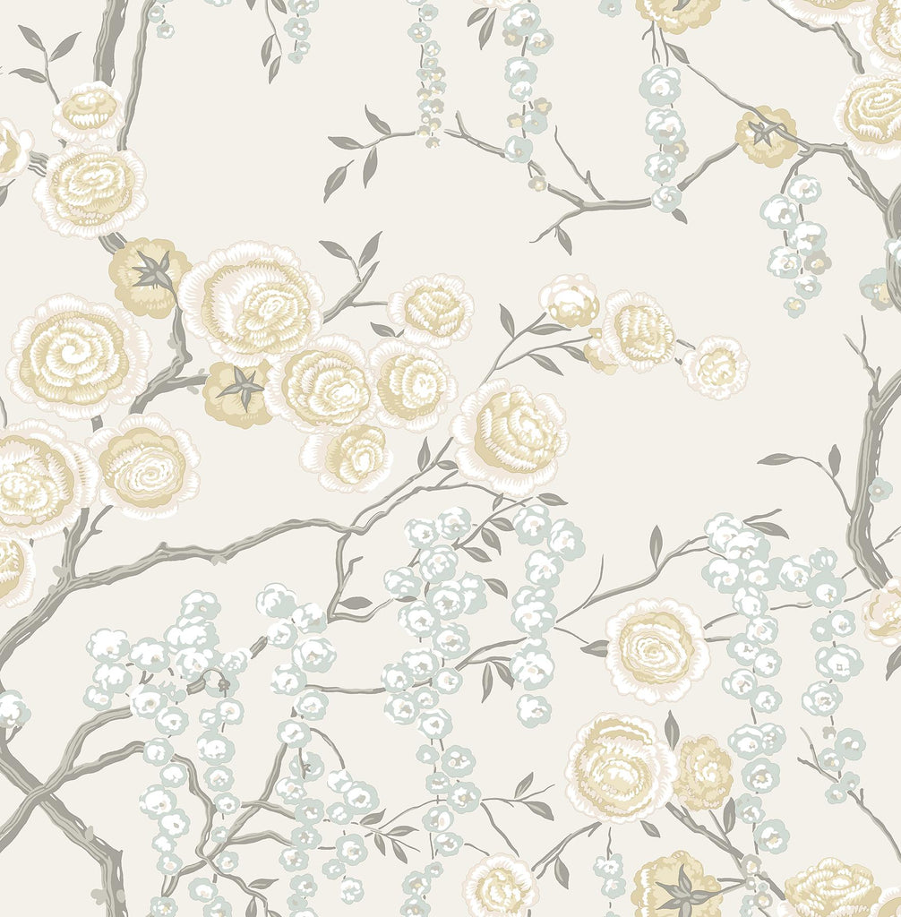 A-Street Prints Signature by Sarah Richardson 2785-24833 Citrine Wallpaper