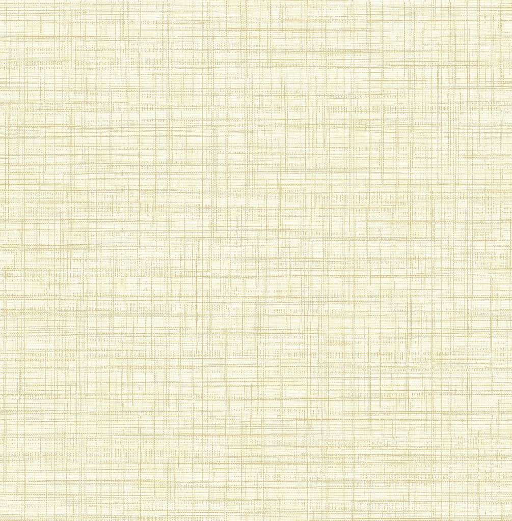 A-Street Prints Mendocino Linen Light Yellow Wallpaper