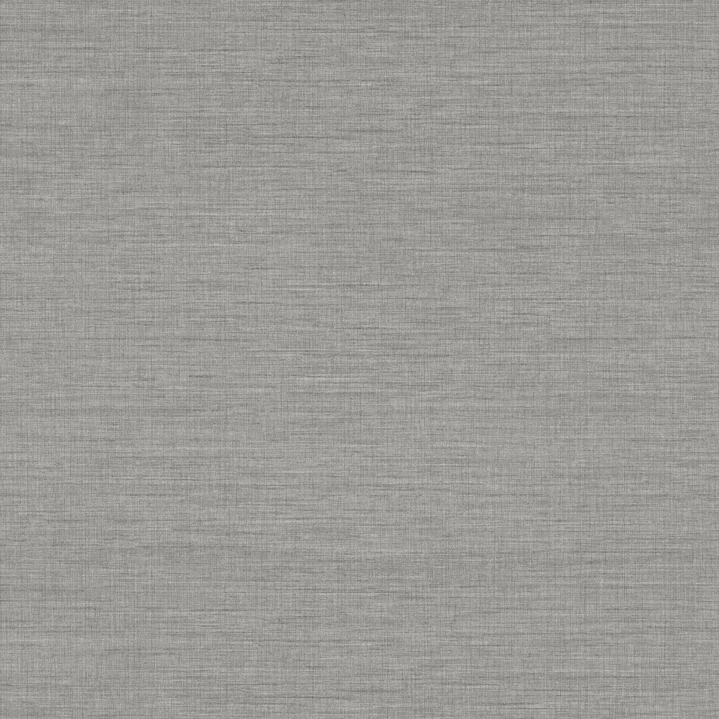 A-Street Prints Essence Grey Linen Texture Wallpaper