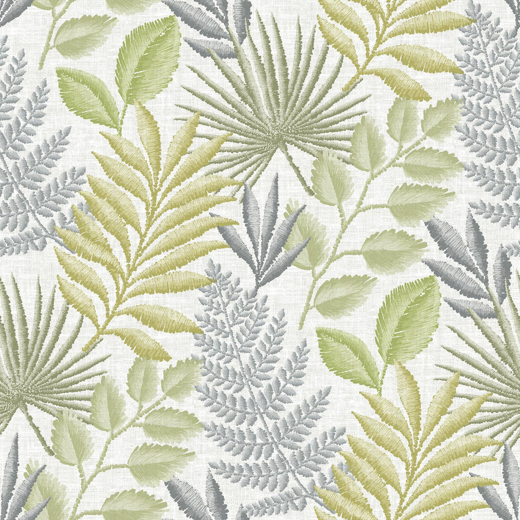 A-Street Prints Palomas Botanical Grey Wallpaper