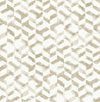 A-Street Prints Theory Chevron Champagne Wallpaper