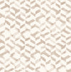 A-Street Prints Theory Chevron Rose Gold Wallpaper