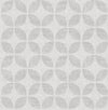 A-Street Prints Theory Fabric Textures Silver Wallpaper