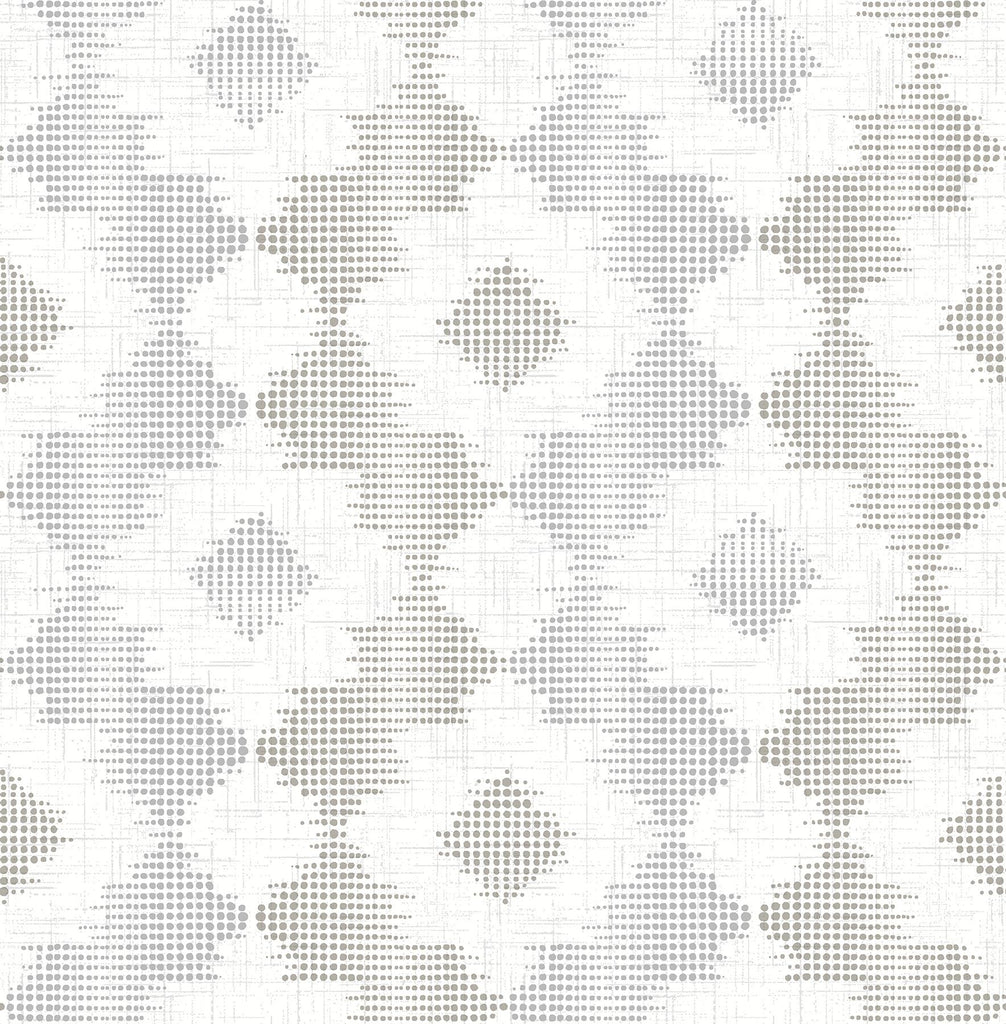 A-Street Prints Theory Flowers Metallic Wallpaper