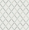 A-Street Prints Theory Fabric Textures Grey Wallpaper