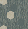 A-Street Prints Theory Geometrics Dark Green Wallpaper