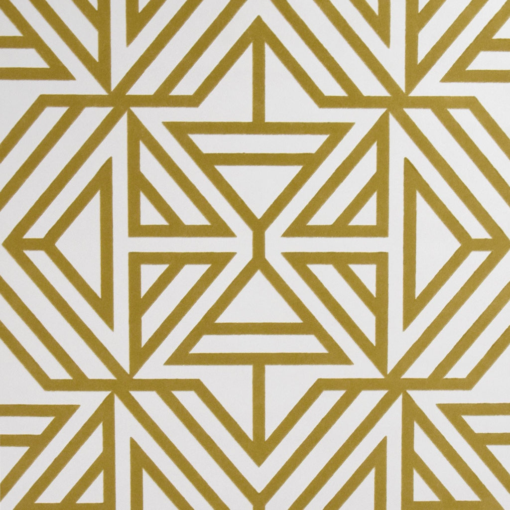 A-Street Prints Theory Geometrics Mustard Wallpaper