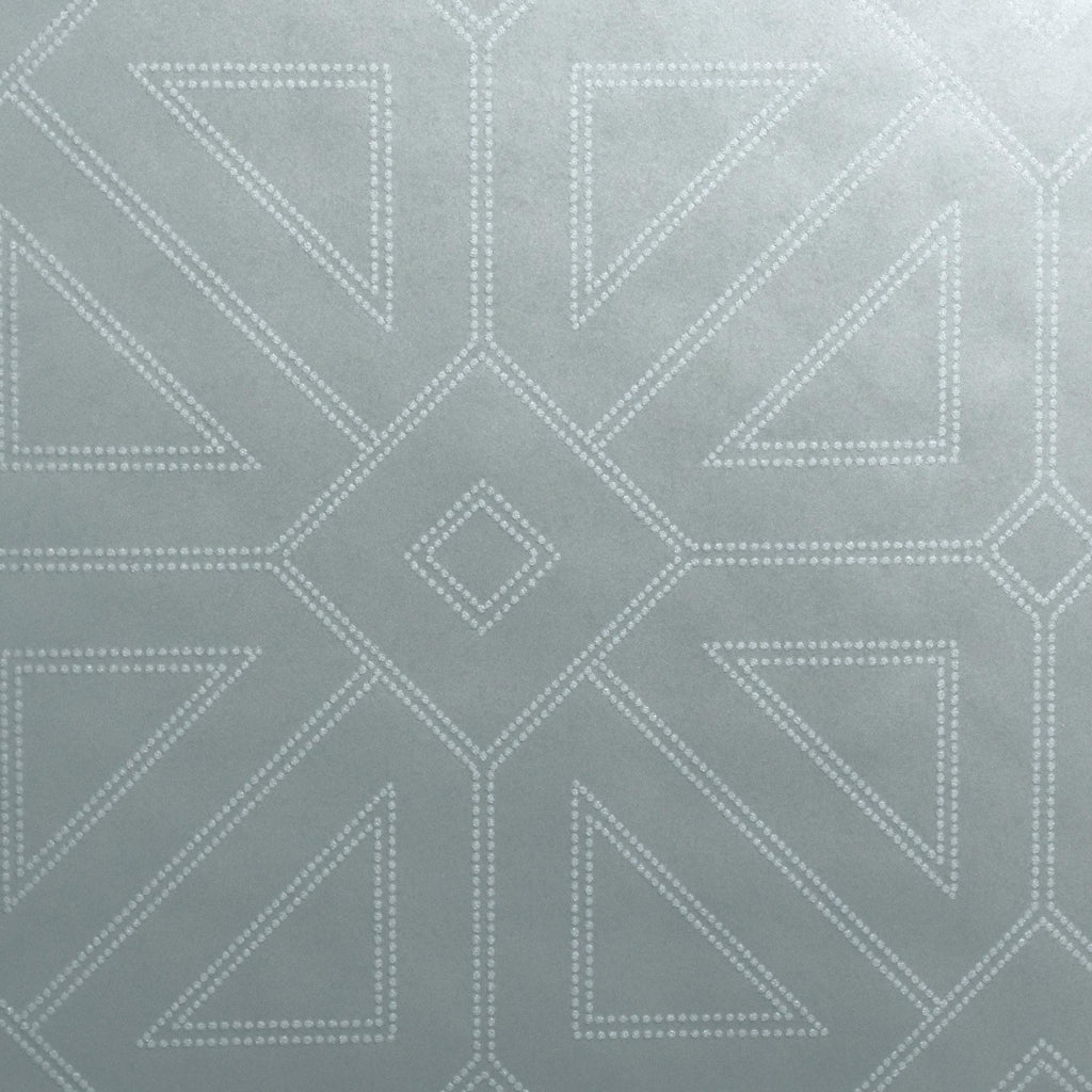 A-Street Prints Theory Geometrics Silver Wallpaper