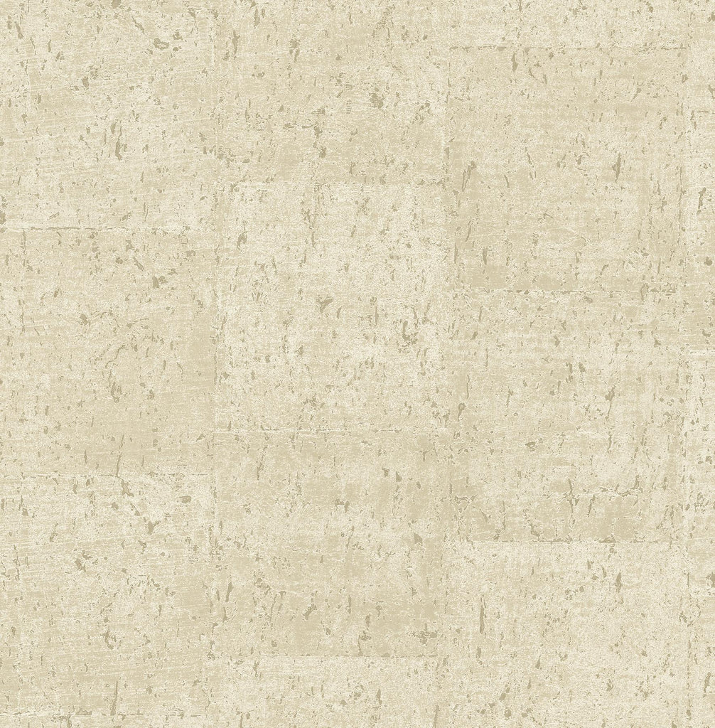 A-Street Prints Millau Cream Faux Concrete Wallpaper