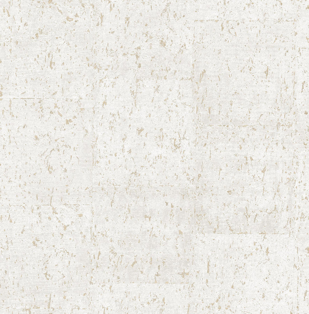 A-Street Prints Millau Eggshell Faux Concrete Wallpaper