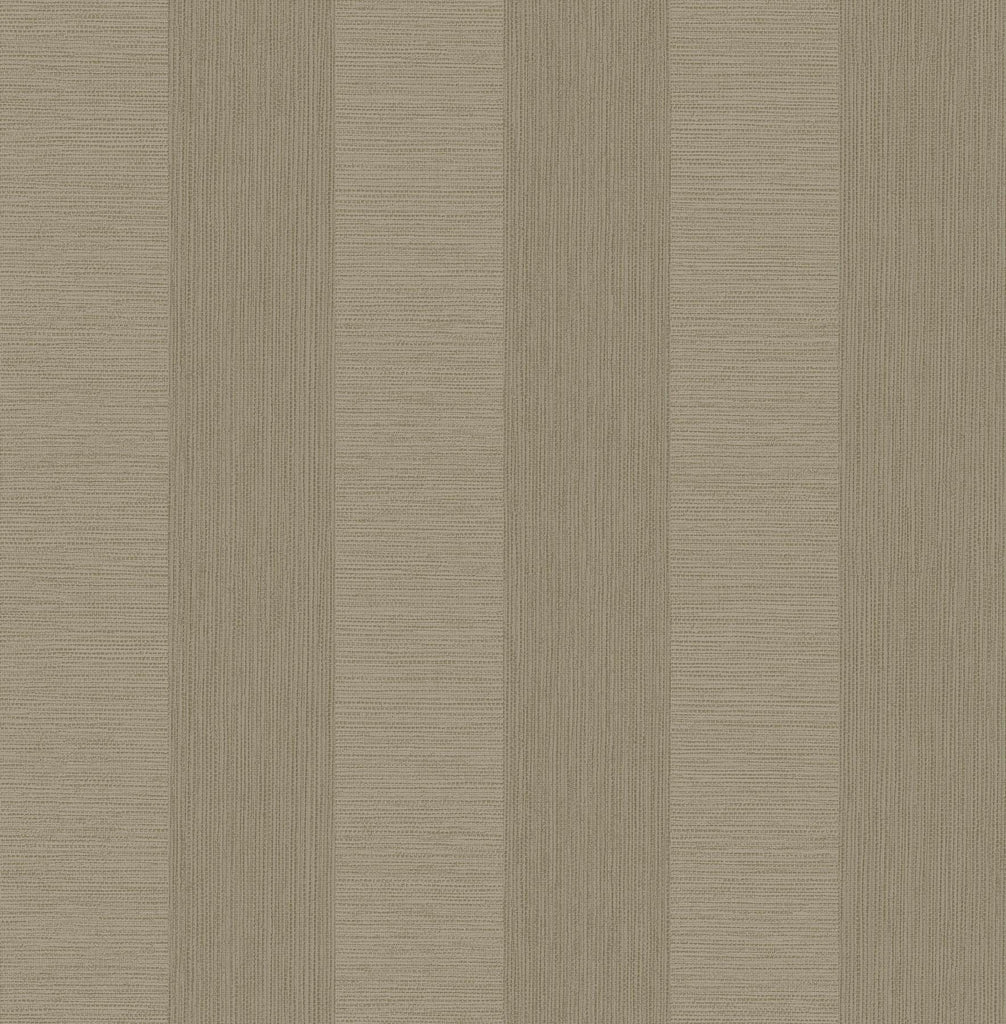 A-Street Prints Intrepid Faux Grasscloth Stripe Beige Wallpaper