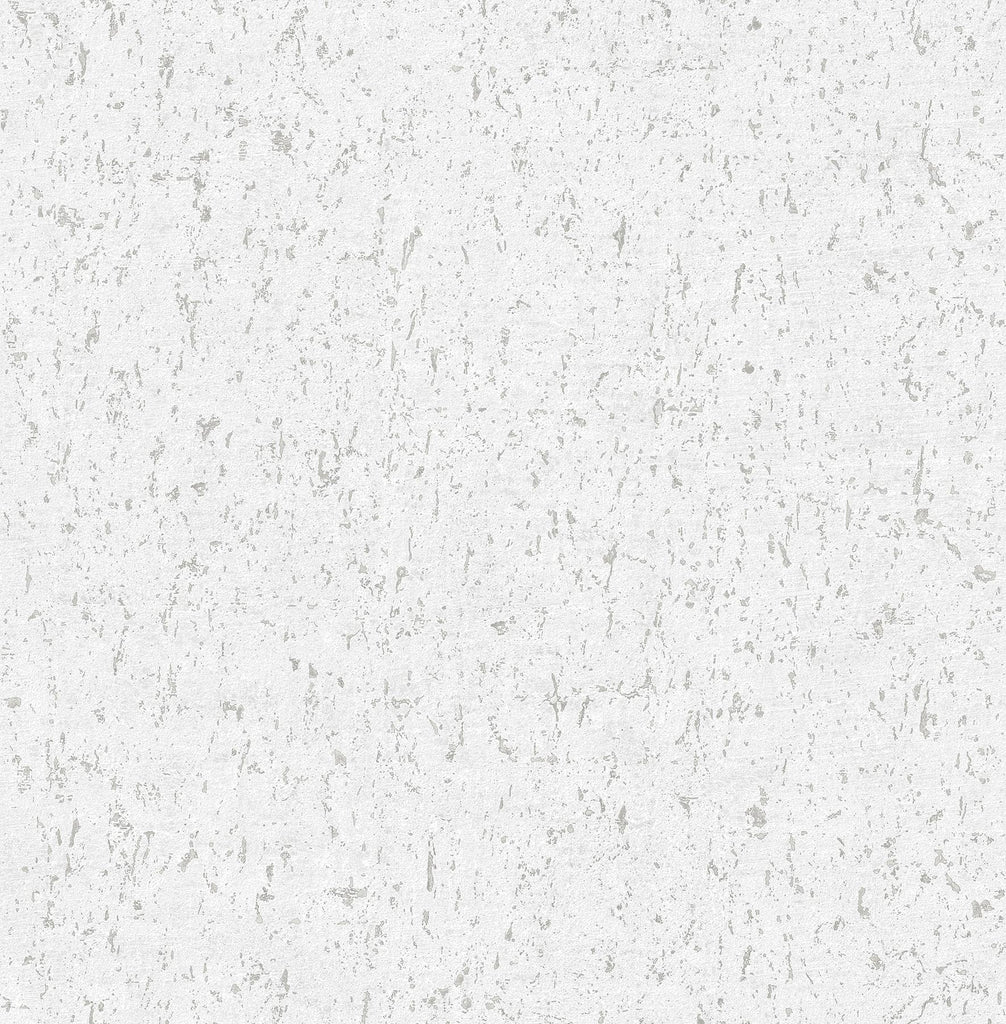 A-Street Prints Guri White Faux Concrete Wallpaper