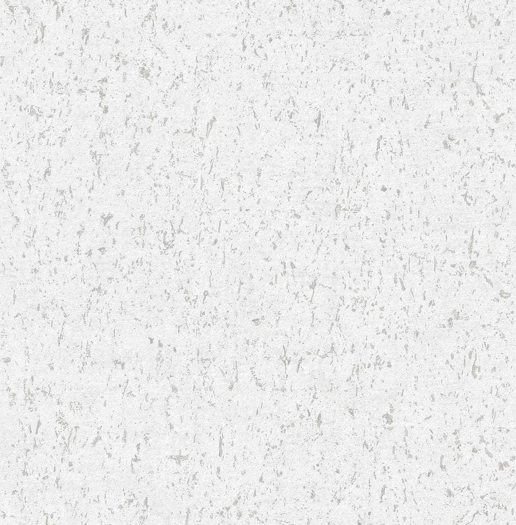 A-Street Prints Guri Faux Concrete White Wallpaper